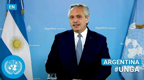 argentina president speech